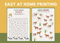 Farm Theme Worksheets for Preschool & Kindergarten – Printable Farm Animal Activities