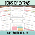 Homeschool Planner Printable, Homeschool Planner, 2025 2026, Homeschool Planner Pages, Homeschool Planning, Teacher Planner Home School