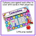 Printable Contraction Games for Elementary: Engaging Practice for School & Homeschool Learning