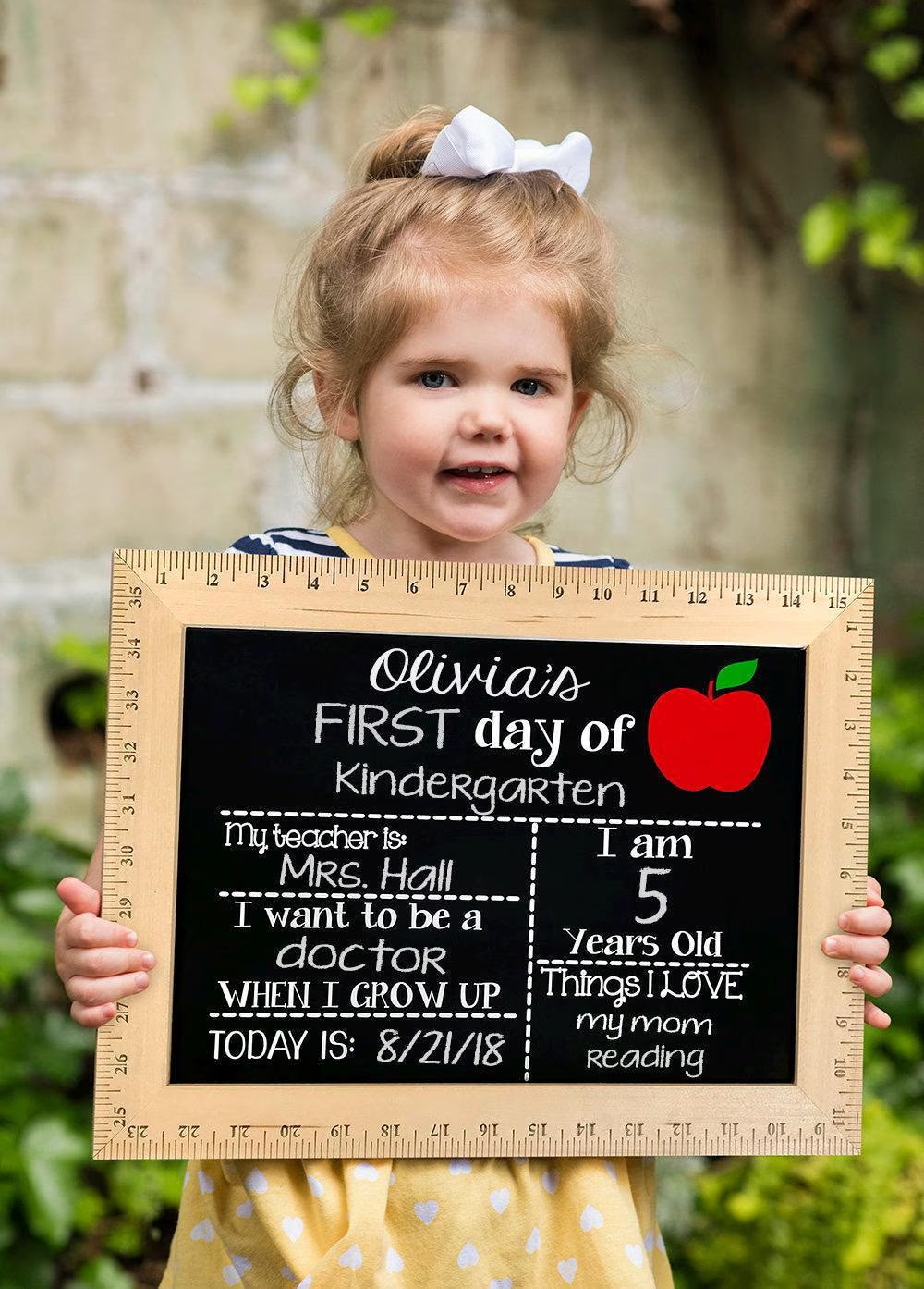 First Day of School Sign, First and Last Day of School Sign, Back to School Sign, School Board, Kindergarten Sign, Preschool Sign, 1st Day