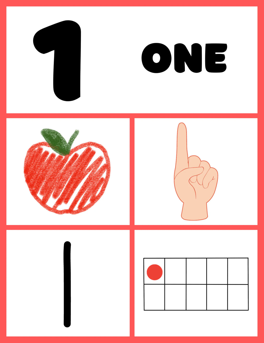 Number Posters 1 - 20