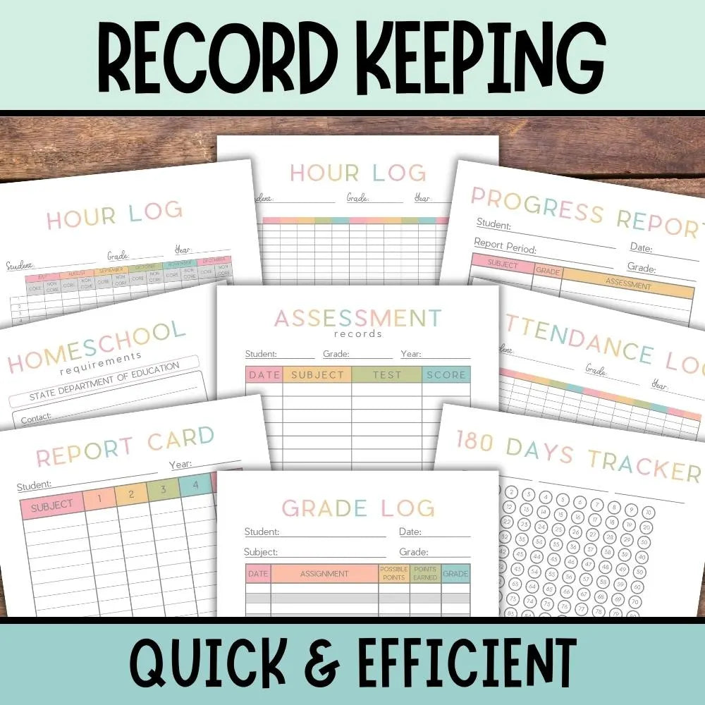 Homeschool Planner Printable, Homeschool Planner, 2025 2026, Homeschool Planner Pages, Homeschool Planning, Teacher Planner Home School