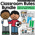 Preschool Classroom Rules Bundle | Posters, Mini Books & Behavior Expectations | Back to School Printables