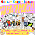 Art History Lesson Mega Bundle | Over 60 lessons - Homeschool Printable | Easy Art Curriculum | Kids Art Appreciation - Homeschool Activity