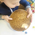 Gift for kids for adults Double-sided labyrinth maze Family game night Brain teaser Mind Problem-solving Concentration Strategy Coordination
