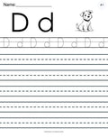 Pre-K Kindergarten 1st Grade Alphabet Tracing Worksheets | 26 Pge PDF Workbook |Uppercase Lowercase Letter Practice | Handwriting Activities