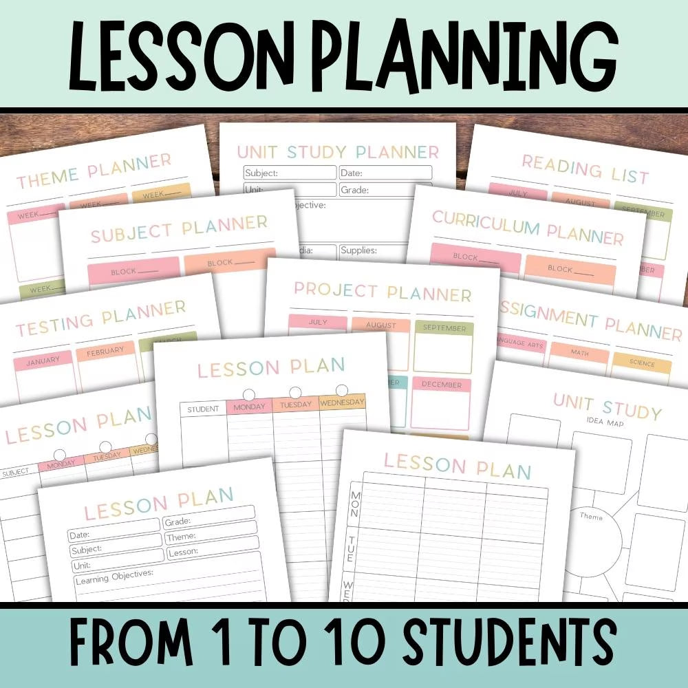 Homeschool Planner Printable, Homeschool Planner, 2025 2026, Homeschool Planner Pages, Homeschool Planning, Teacher Planner Home School