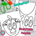 52 Weeks of Seasonal Crafts Printable, Cut and Glue Crafts for Kids, Paper Crafts For Preschool, Fun Elementary Kids Crafts