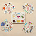 Educational wood toys, Five Senses matching cards, educational toys, Montessori toys toddler toys gifts for kids toys and games Waldorf toys