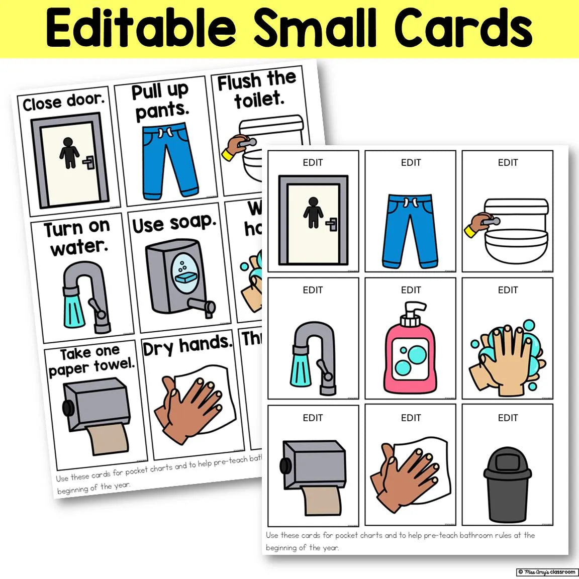 Preschool Classroom Rules Bundle | Posters, Mini Books & Behavior Expectations | Back to School Printables