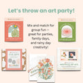 Kids DIY Clay Kit — Make and Paint Your Own Trinket Dishes - Birthday Party Supplies - Fun Summer Activity -  Rainy Day Activity