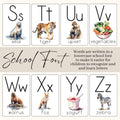 Alphabet With Pictures Flash Cards, Printable Phonetic Alphabet Montessori Cards, Preschool Alphabet Curriculum, ABC Cards Alphabet Wall Art