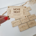 Behaviour Management Tools Wooden Token Set of Appreciation, Reward System, Children Reward Ticket System, Kids Motivational Wood Coins Gift