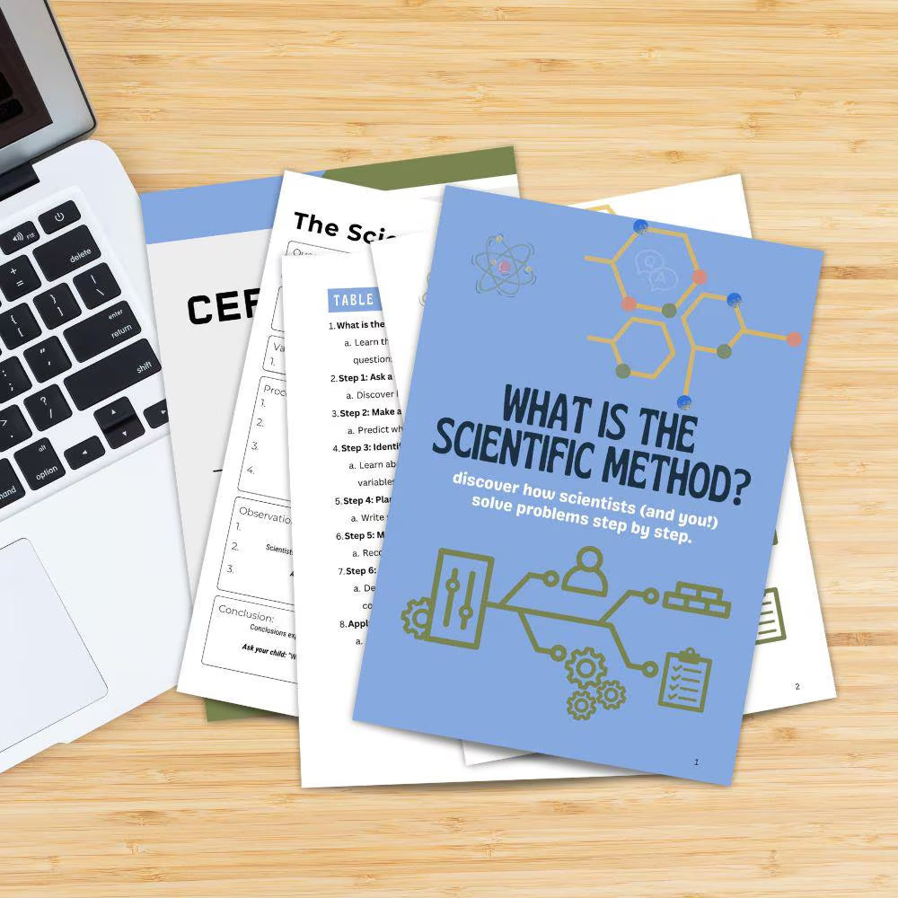 Scientific Method Unit Study | Homeschool Science Curriculum | Ages 8-11 | 8 Lessons | STEM Activities
