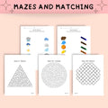 60 000+ Preschool Pre-K + Kindergarten Learning Bundle, Activity Worksheets, Alphabet, Numbers, Shapes, Colors, Coloring pages, Do a Dot