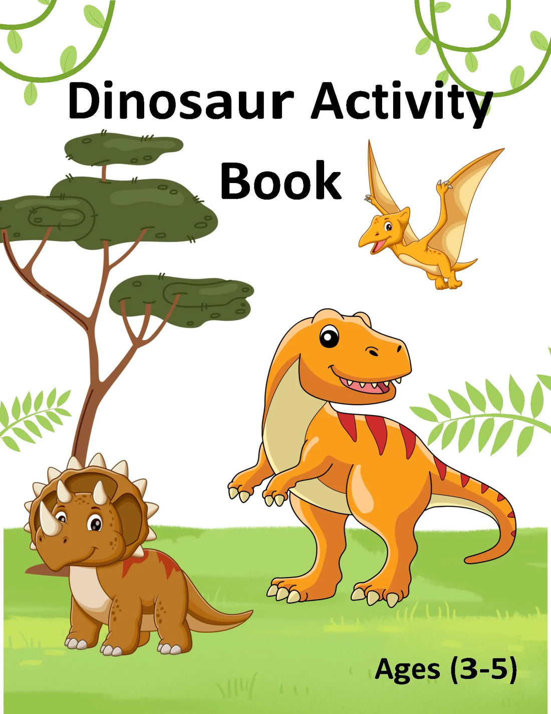 Dinosaur Activity Book | 20 Fun Printable Pages | Educational & Creative PDF | Dino Theme