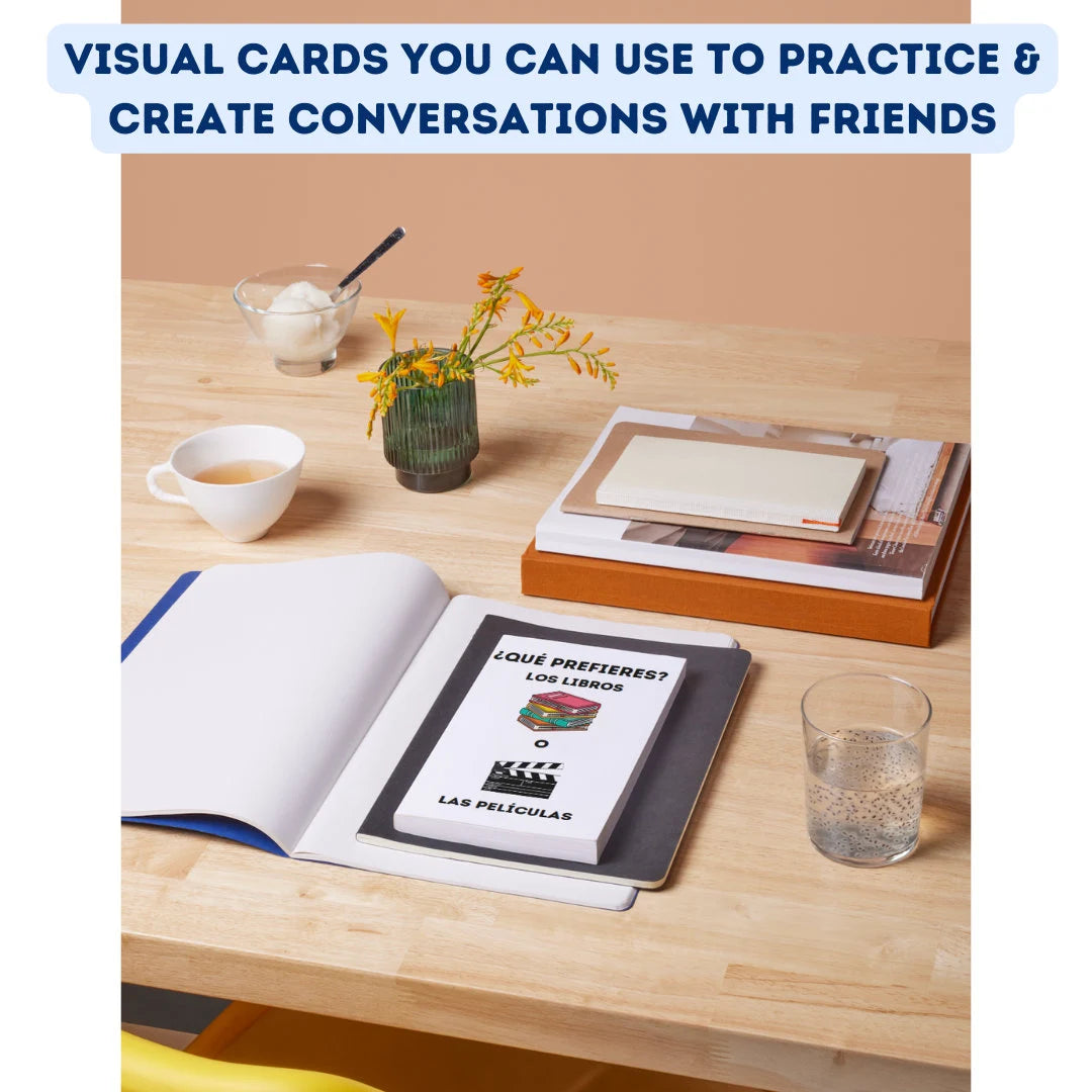 Spanish Conversational Card Game-  Sentence Builder Activity for Learning  and Practicing Asking and Responding to Questions in Spanish