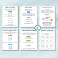 Printable Spelling Workbook for Kids | Vowels Consonants, Sight Words, Rhyming Words, Homophones | Spelling Guide | Homeschool & Classroom