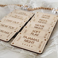 Behaviour Management Tools Wooden Token Set of Appreciation, Reward System, Children Reward Ticket System, Kids Motivational Wood Coins Gift