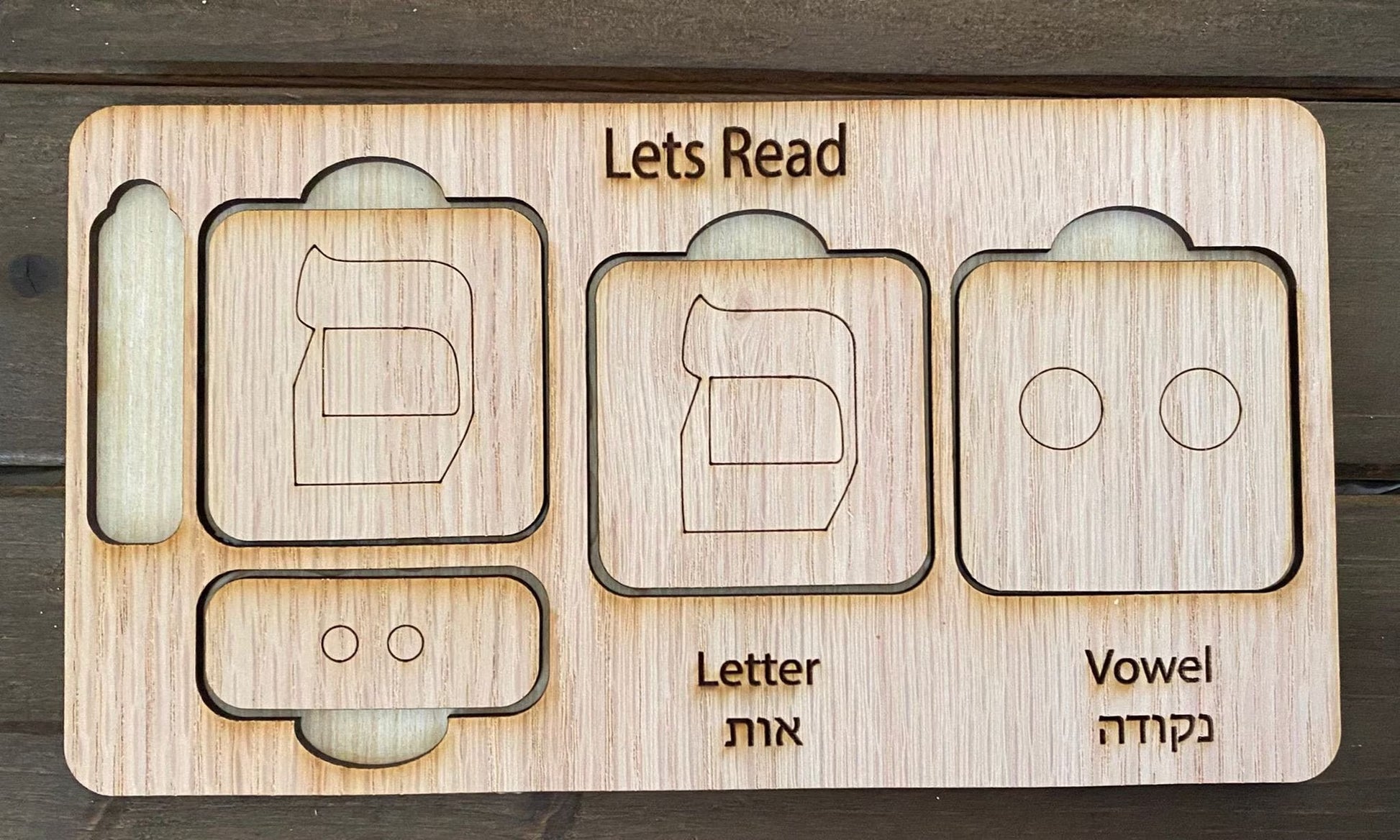 Hebrew Reading Tray