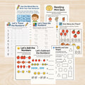 First Grade Printable Bundle,Printable First Grade Activity,Reading Comprehension Worksheets, Educational Classroom Worksheet,Back to school