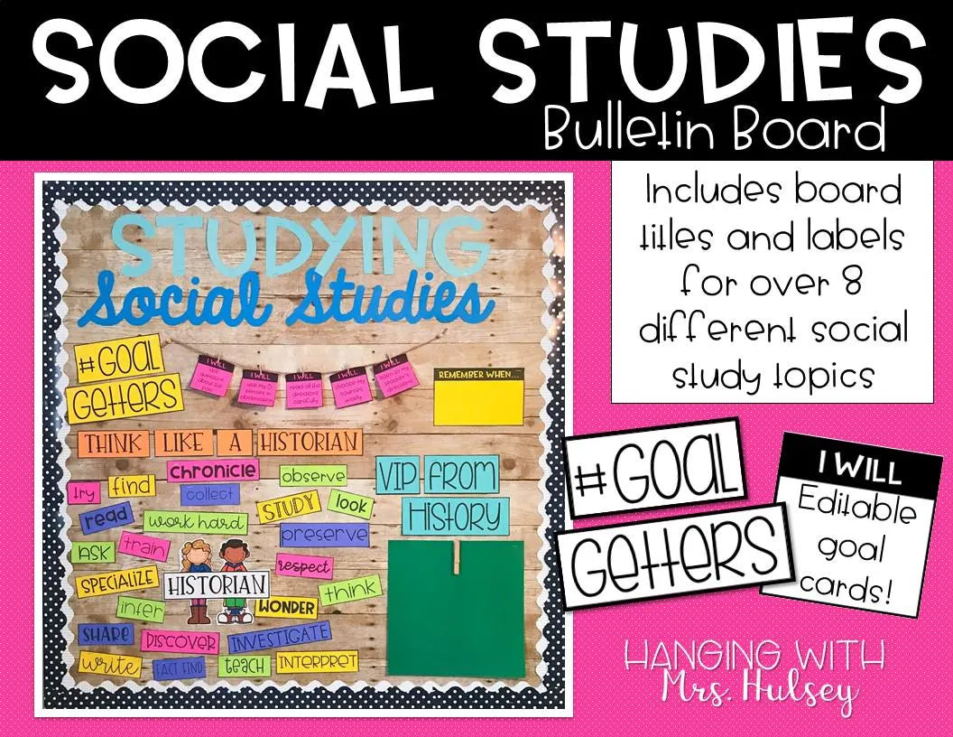 Social Studies Bulletin Board Kit