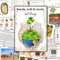 BOTANY bundle, Flower unit, Roots unit, Fruits unit, trees unit, Leaf unit, Anatomy bundle, life cycle, plant science unit, plant homeschool