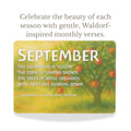 Waldorf Seasonal Verse Cards by Month, digital cards, homeschool Steiner, Waldorf teacher cards, seasonal table decorations, waldorf home