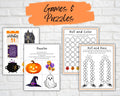 Printable Halloween Preschool Activity Bundle