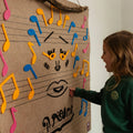Montessori Learning Music Gift // Felt Board // Kids Gift Felt Wall // Piano Teacher Gift // Girl Boy Gift Age 3 4 5 6 7
