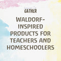 Waldorf Seasonal Verse Cards by Month, digital cards, homeschool Steiner, Waldorf teacher cards, seasonal table decorations, waldorf home
