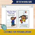 Behavior Social Story Collection | No Hitting, Biting, Spitting, Throwing | Social Emotional Learning & Behavior Management