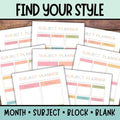 Homeschool Planner Printable, Homeschool Planner, 2025 2026, Homeschool Planner Pages, Homeschool Planning, Teacher Planner Home School