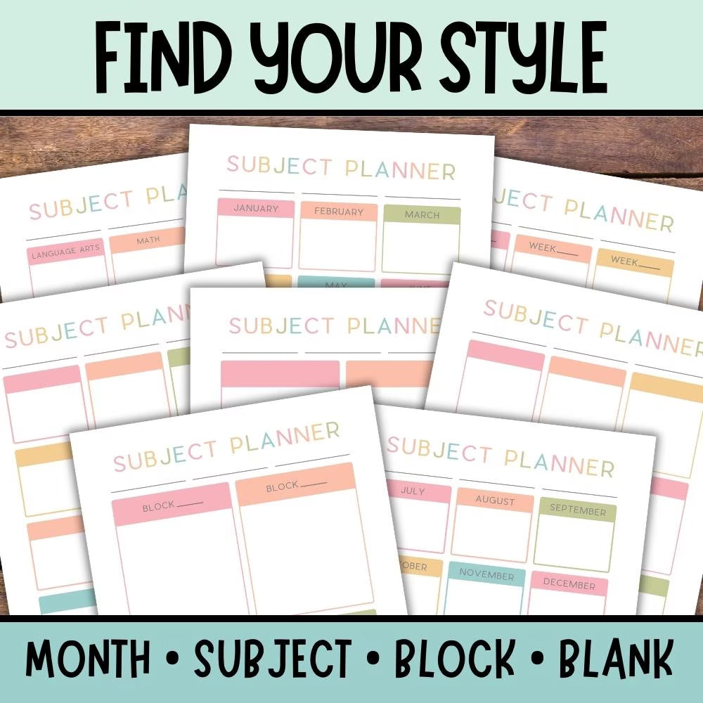 Homeschool Planner Printable, Homeschool Planner, 2025 2026, Homeschool Planner Pages, Homeschool Planning, Teacher Planner Home School