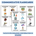 Spanish Conversational Card Game-  Sentence Builder Activity for Learning  and Practicing Asking and Responding to Questions in Spanish