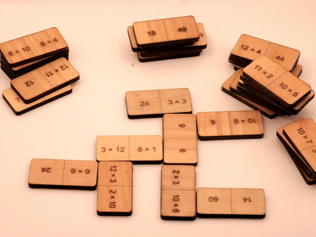 Multiplication Fact Dominoes - Fun Math and Learning Games for Kids
