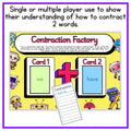 Printable Contraction Games for Elementary: Engaging Practice for School & Homeschool Learning