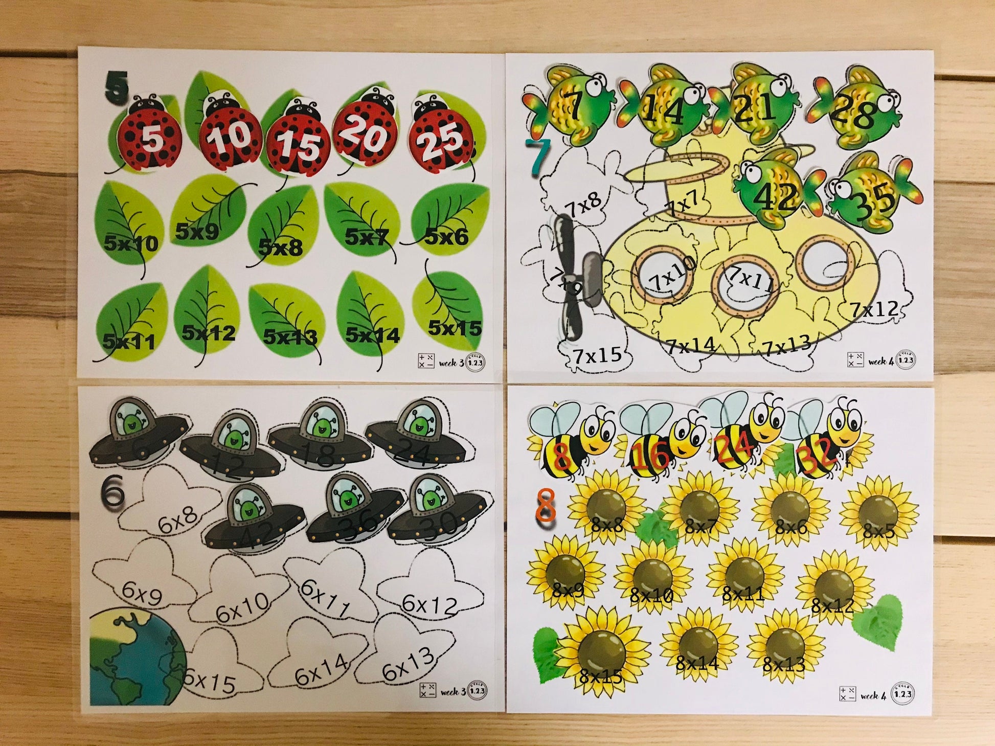 CC Cycle 1, 2, 3 - Math - Interactive Laminates - *PDF*