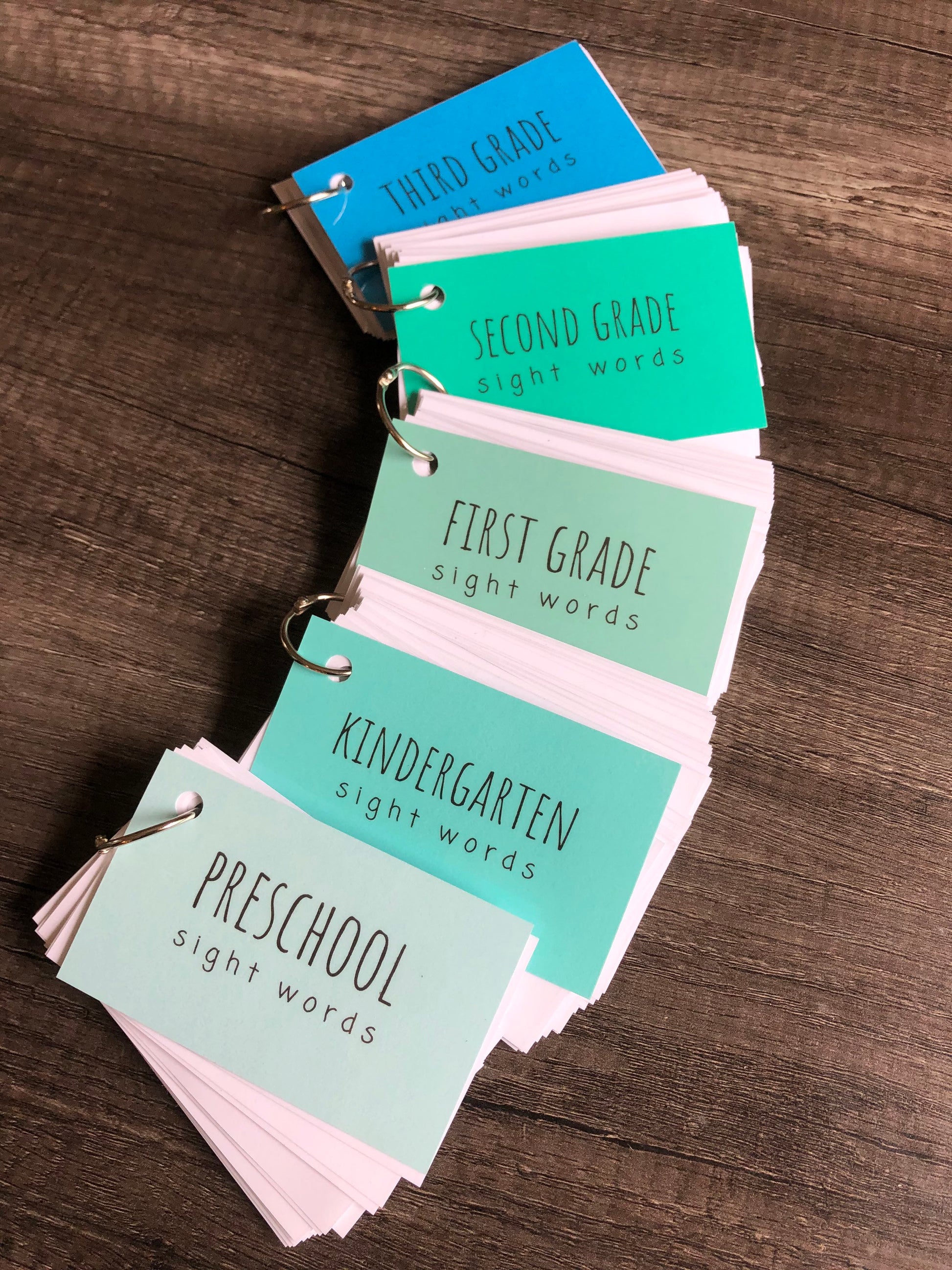 Dolch Sight Word Sentence Flash Cards - preschool, kindergarten, educational flashcards, homeschool, laminated, back to school activities