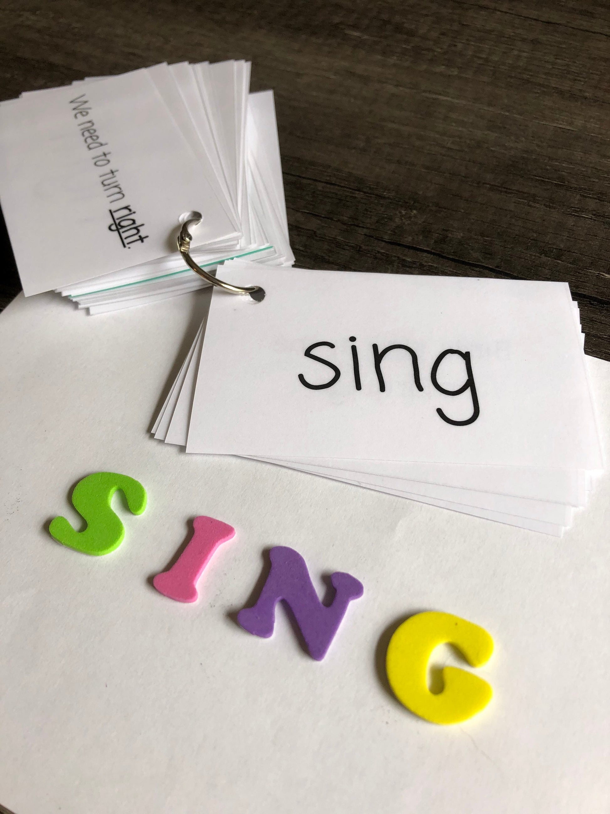 Dolch Sight Word Sentence Flash Cards - preschool, kindergarten, educational flashcards, homeschool, laminated, back to school activities