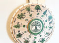 Wooden Wheel of the Year, Celtic Tree Calendar, Wooden perpetual calendar, Wall Calendar, Learning Wheel