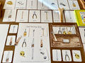 Tools Learning Pack, Montessori Materials Printable, Tools Identification Flashcards, Tools Three-Part Cards, Toddler Matching Activities