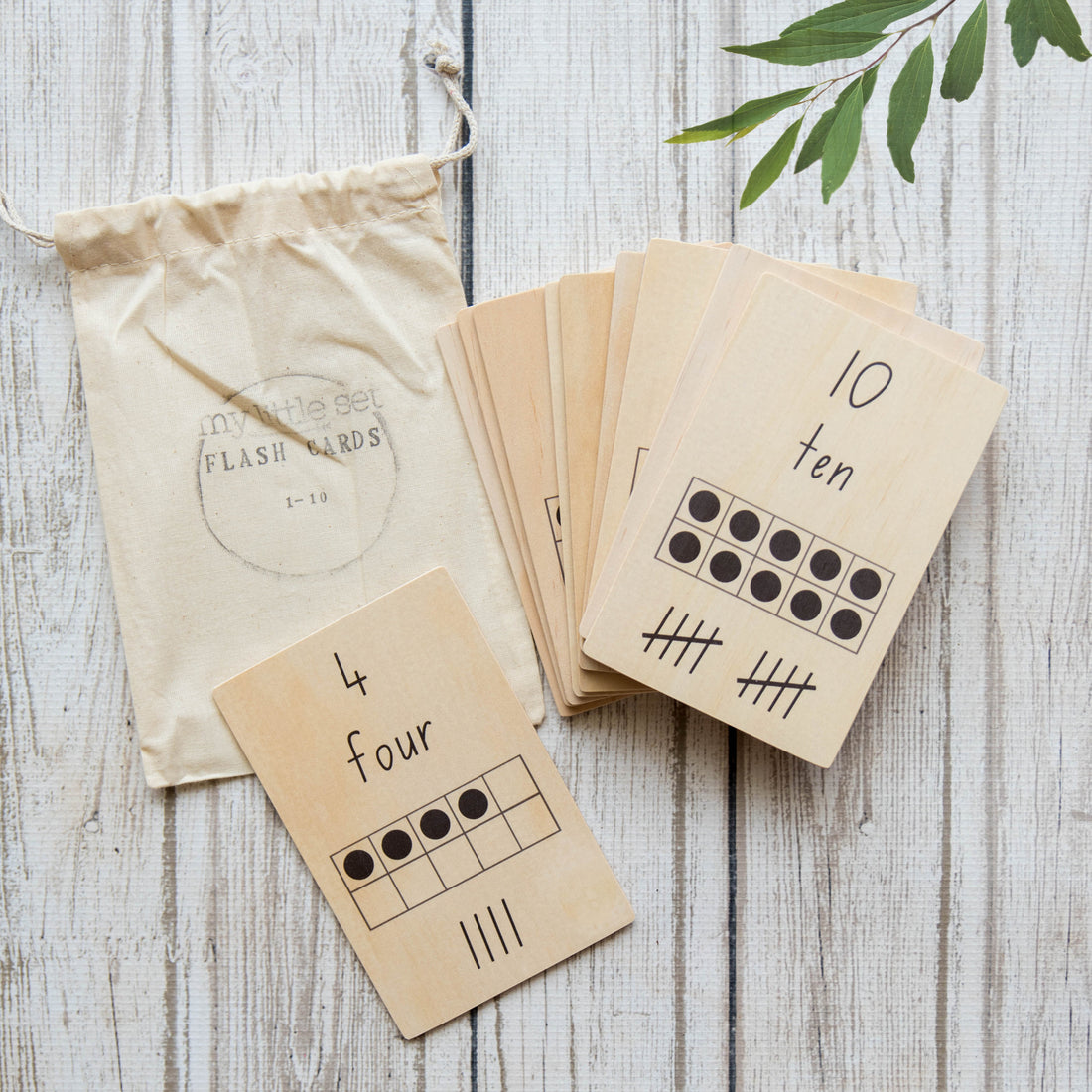 Wooden Flash Cards, Number Flash Cards, Counting Activity, Educational Resources, Educational Toys, Homeschool Resources, Tens Frame