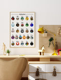 Alphabet Chart Bookface | Montessori Phonics Poster | Educational Resources | Reading | Homeschool & Kid's Room Décor | PDF JPEG | Printable