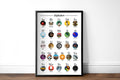 Alphabet Chart Bookface | Montessori Phonics Poster | Educational Resources | Reading | Homeschool & Kid's Room Décor | PDF JPEG | Printable