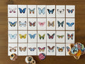Butterfly Matching Cards, Montessori Materials Printable, Toddler Pattern Matching, Three Part Cards, Nature Study, Homeschool Learning