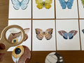 Butterfly Matching Cards, Montessori Materials Printable, Toddler Pattern Matching, Three Part Cards, Nature Study, Homeschool Learning