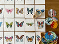 Butterfly Matching Cards, Montessori Materials Printable, Toddler Pattern Matching, Three Part Cards, Nature Study, Homeschool Learning