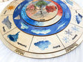 Weather Calendar/ Montessori Weather Wheel/ Weather Chart/ bilingual french/ Montessori Weather Learning edcational toys/ Kids activity