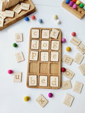 Montessori Alphabet wooden board letter recognition preschool learning homeschool activity letter matching toddler Birthday gift for kids